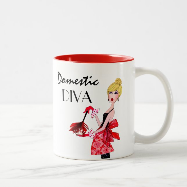 Diva-Tasse Zweifarbige Tasse (Rechts)