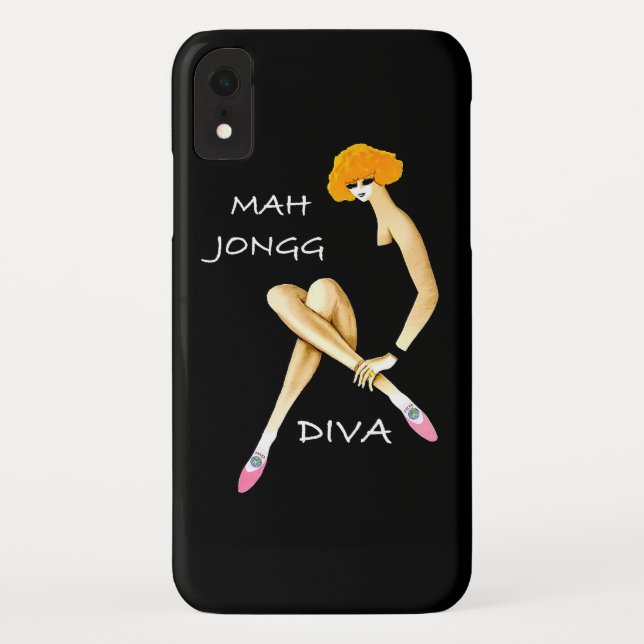 Diva-Telefon-Kasten Milliamperestunde Jongg Case-Mate iPhone Hülle (Rückseite)