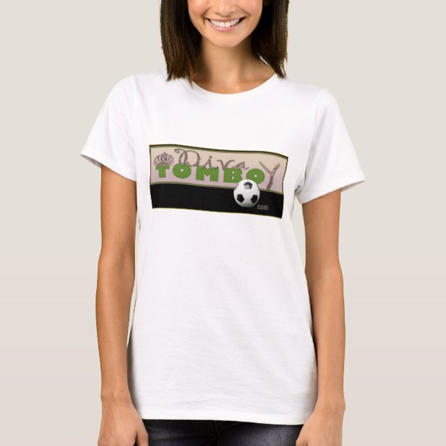Diva Tomboy Web-Logo T-Shirt (Vorderseite)