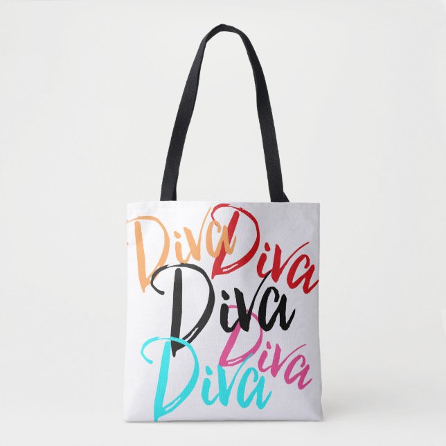 "Diva" Tote Bag (Vorderseite)