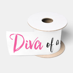 "Diva von einer Braut!" Satinband