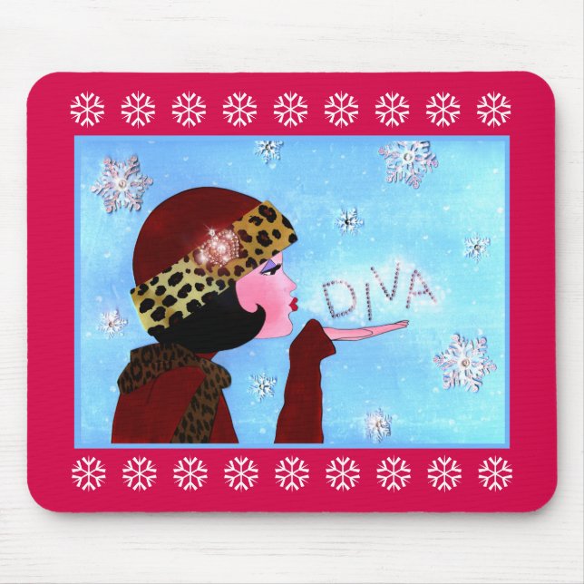 DIVA "Winter Magic" Mousepad (Vorne)