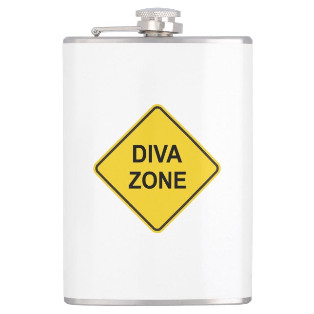 Diva Zone Flachmann (Vorderseite)
