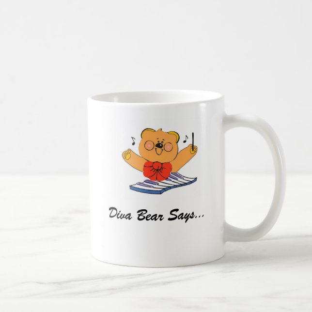 DivaBear Leiten Kaffeetasse (Rechts)