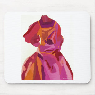 Divafashionista-Herbst-Rottöne Mousepad
