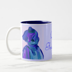 DivaFashionista in Blau I Zweifarbige Tasse