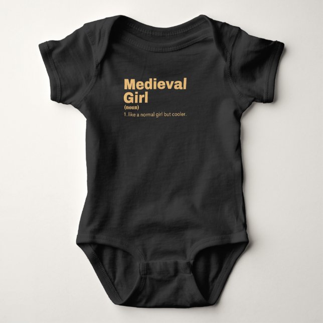 Dival Girl - Mittelalter Baby Strampler (Vorderseite)