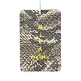 DIVAmalistic Brown Snakeskin Print Air Freshener Autolufterfrischer