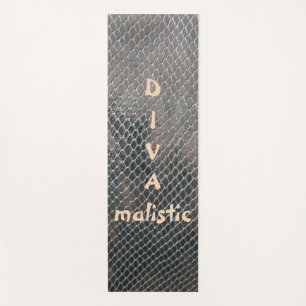 DIVAmalistic Multicolor Snakeskin Print Yoga Mat Yogamatte