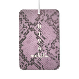DIVAmalistisch Lila Snakeskin Print Air Freshener Autolufterfrischer