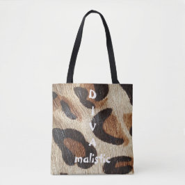 DIVAmalistischer Leopard Drucktasche