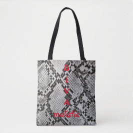 DIVAmalistisches Snakeskin Drucktasche