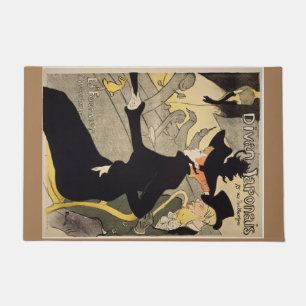 Divan Japonais Toulouse-Lautrec Vintag Art Fußmatte