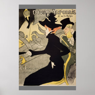 Divan Japonais Toulouse-Lautrec Vintag Art Poster