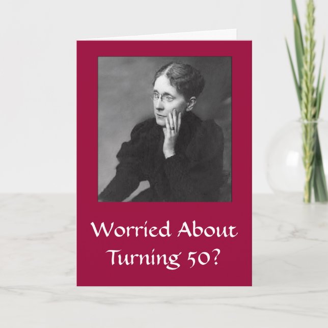 Diva's 50. Geburtstagskarte für Frauen Karte (Vorderseite)