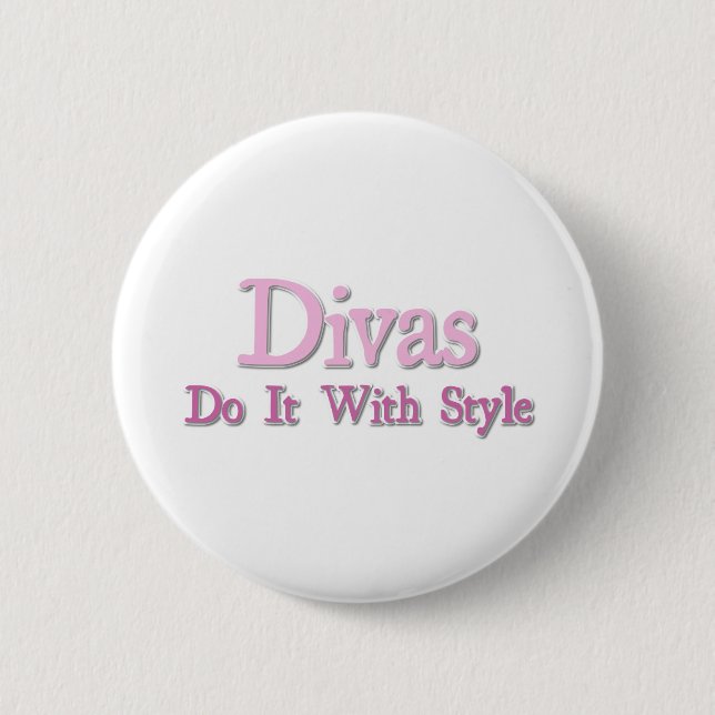 Divas machen es mit Stil Button (Vorderseite)