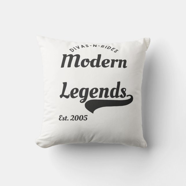 Divas-N-Rides Modern Legends Einteiler Kissen (Vorderseite)