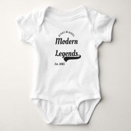Divas-N-Rides Moderne Legends One-Piece Baby Strampler
