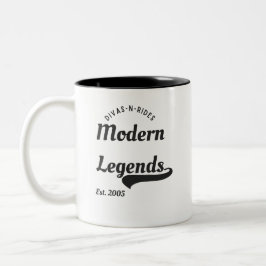 Divas-N-Rides Moderne Legends Short Sleeve T - Shi Zweifarbige Tasse