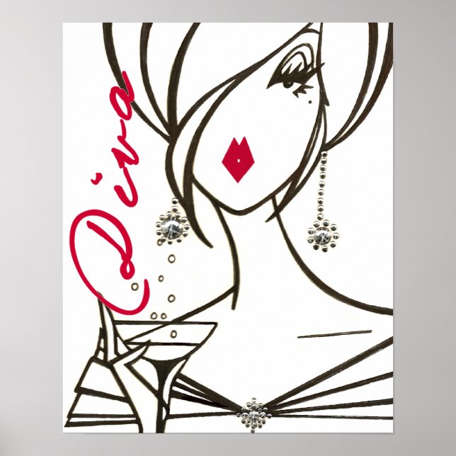 Divas-Regel drucken! Poster (Vorne)