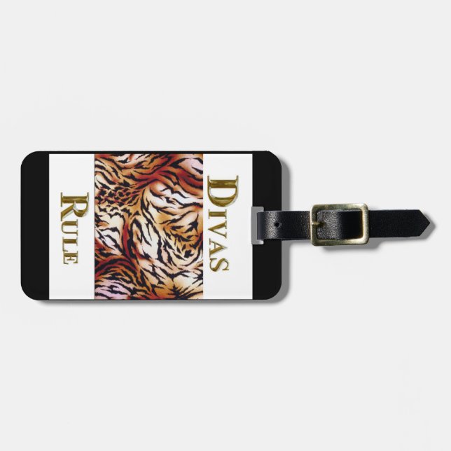 DIVAS-REGEL GEPÄCKANHÄNGER (Vorderseite horizontal)