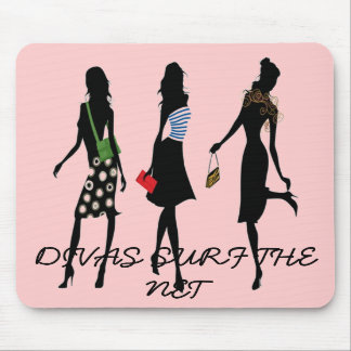 DIVAS SURFEN das NET Mousepad