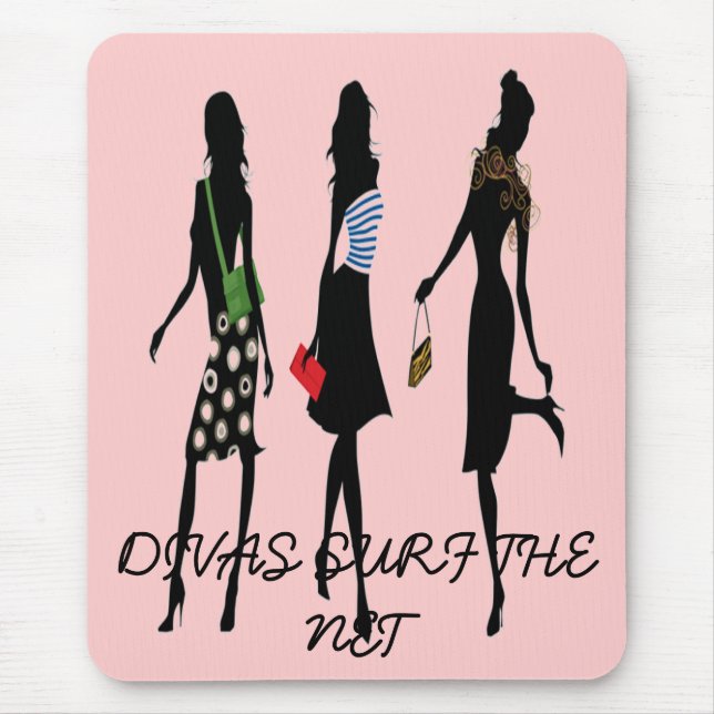 DIVAS SURFEN das NET Mousepad (Vorne)