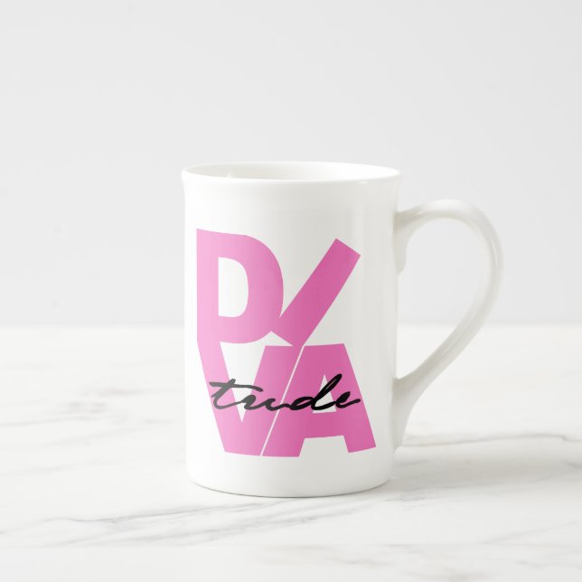 "DIVAtude" Knochen-China-Tasse Prozellantasse (Rechts)