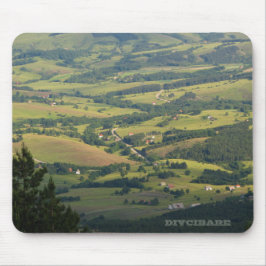 Divcibare grüne Felder mousepad