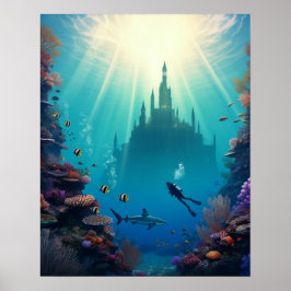 Dive a secret reef poster