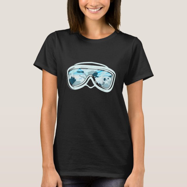 dive and Dive with Scuba diving and diver T-Shirt (Vorderseite)