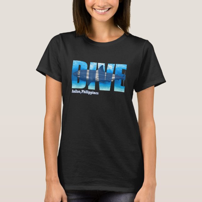 DIVE Anilao SCUBA Diving Snorkeling T-Shirt (Vorderseite)