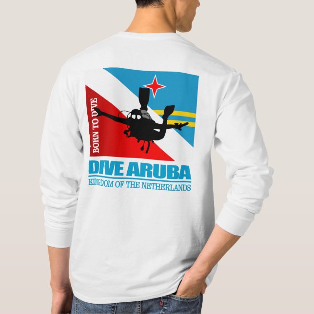 Dive Aruba DF2 T-Shirt (Rückseite)