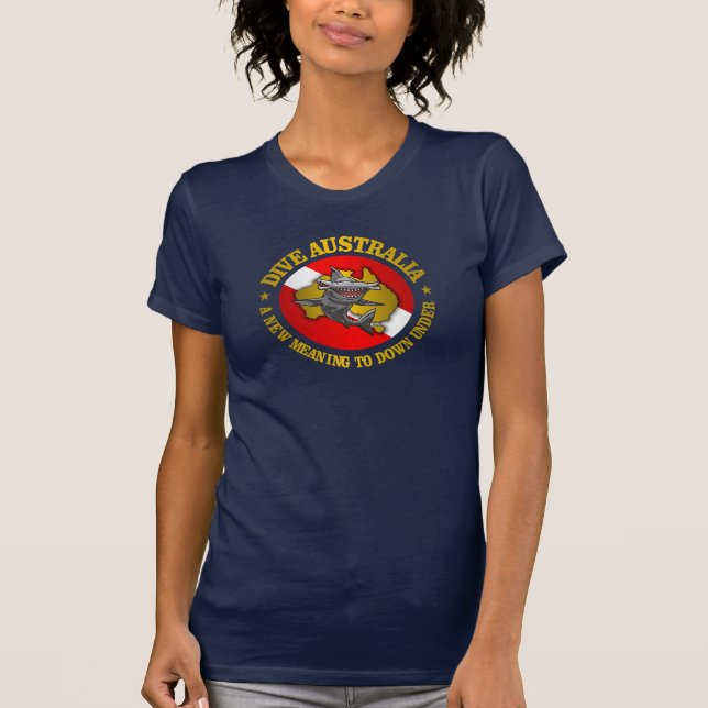 Dive Australia (rd) Hammerhead Apparel T-Shirt (Vorderseite)