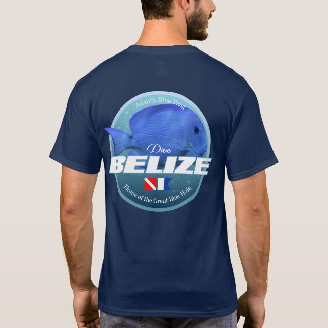 Dive Belize (DD2)2 T-Shirt (Rückseite)