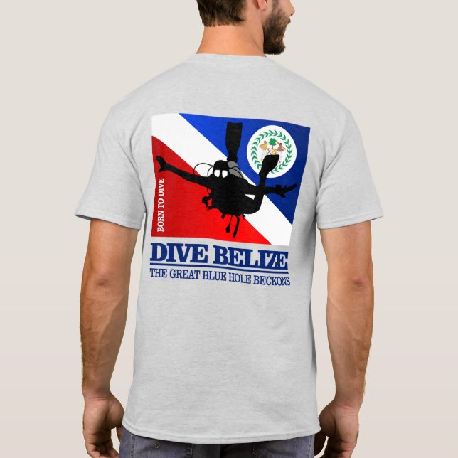 Dive Belize DF2 T-Shirt (Rückseite)