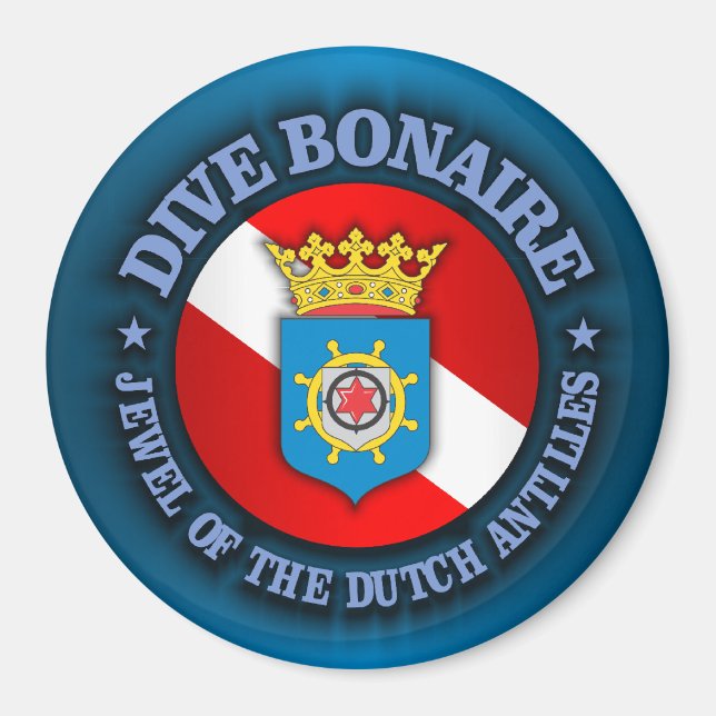 Dive Bonaire (rd) Magnet (Vorne)