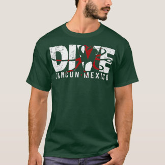 DIVE Cancun Mexico SCUBA TAUCHKOPF T-Shirt