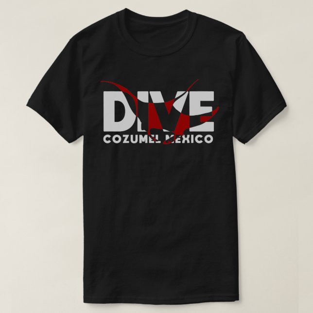 DIVE Cozumel Mexico SCUBA DIVING Diver Manta Ray  T-Shirt (Design vorne)
