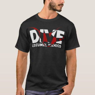 DIVE Cozumel Mexico SCUBA DIVING Diver Manta Ray  T-Shirt