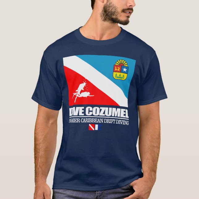Dive Cozumel (sq) T-Shirt (Vorderseite)