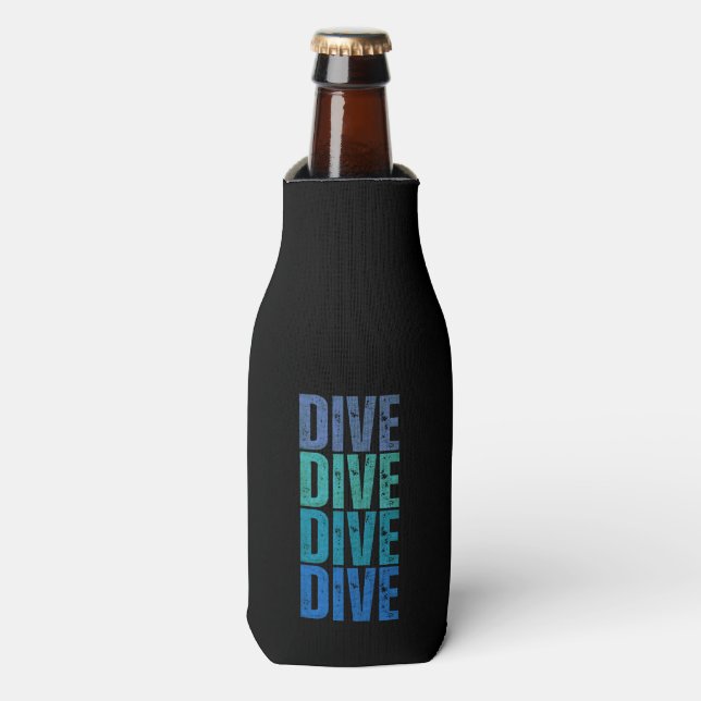 DIVE DIVE FLASCHENKÜHLER (Flaschenvorderseite)