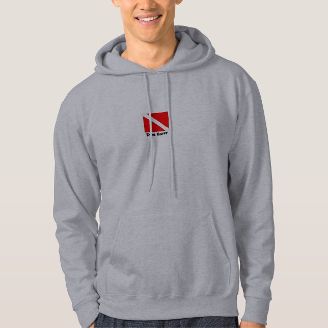 Dive_Flag, Tauchen Ägypten Hoodie (Vorderseite)