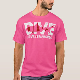 Dive Grand Cayman Kittiwake Scuba Diver T-Shirt