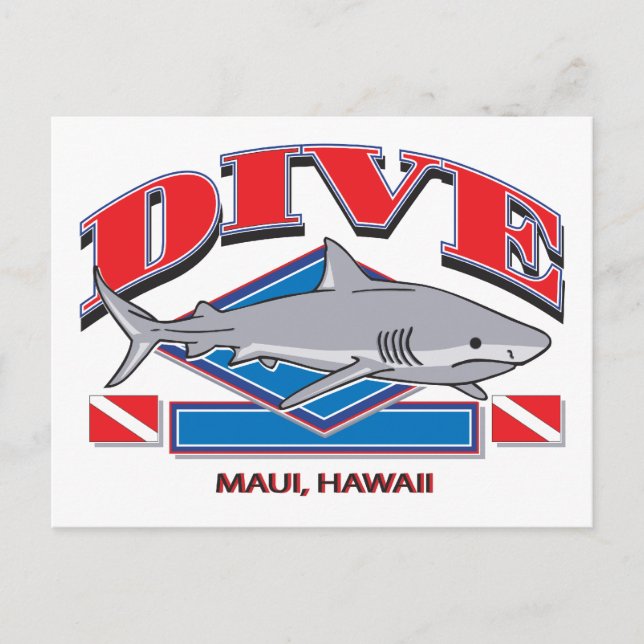 Dive Hawaii, Postkarte (Vorderseite)
