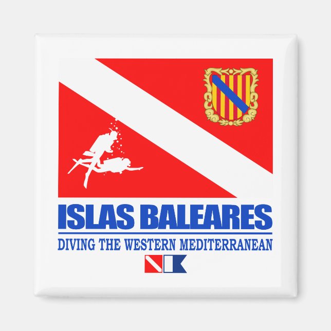 Dive Isla Baleares Magnet (Vorne)