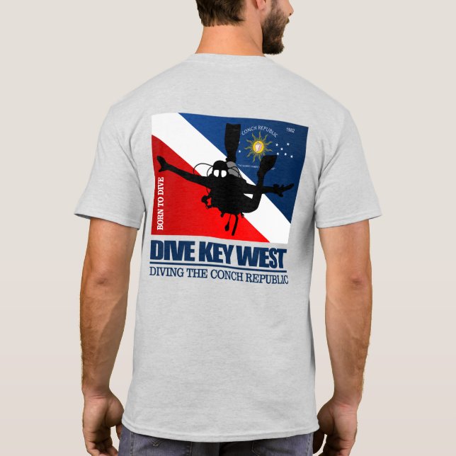 Dive Key West DF2 T-Shirt (Rückseite)