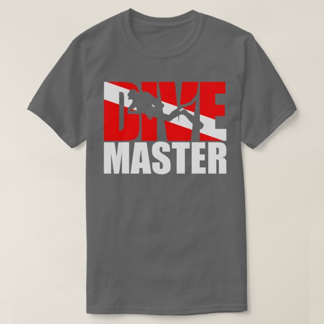 Dive Master Scuba Diving Geschenk T-Shirt (Design vorne)