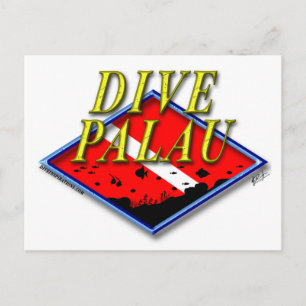 Dive Palau Postcard Postkarte