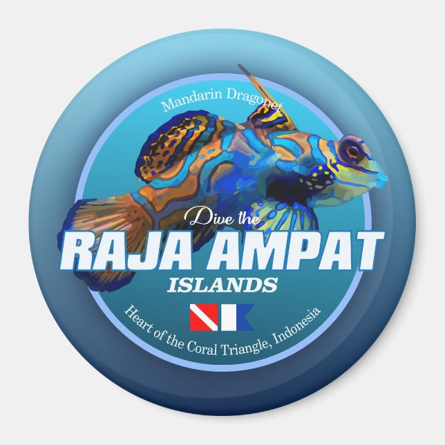 Dive Raja Ampat (DD2) Magnet (Vorne)